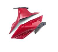 CRJIMX Cache Phare Avant Moto Winglet Ailette Vent Spoiler Enjoliveur pour CBR650R CBR 650R 2019 2020 2021 2022 2023(Rouge)