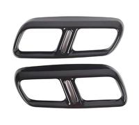 CRJIMX Cache-pot D'échappement En Acier Inoxydable Chromé Noir Brillant Pour Land Rover Pour Range Rover Sport L461 2023 2024(StyleB)
