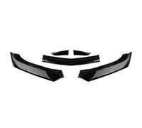 CRJIMX Car Front Bumper Lip Spoiler Splitter Diffuser Guard Apron pour Chevrolet pour Camaro SS 2016-2024 pour LS LT RS 2019-2024(Noir Brillant)