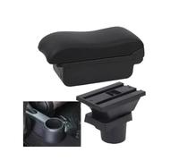CRJIMX Coffre De Rangement Pour Console Centrale Pour Accoudoir Pour VW UP Pour S&koda Pour Citigo Pour Seat Mii Accessoires Auto(Ligne noire A2 Pas d'USB)