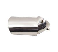 CRJIMX Convient Pour C&hevrolet Pour Trax Tête De Silencieux En Acier Inoxydable Avec Décoration De Tuyau D'échappement Chromé Queue De Voiture Modifiée(Argent)