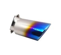 CRJIMX Convient Pour C&hevrolet Pour Trax Tête De Silencieux En Acier Inoxydable Avec Décoration De Tuyau D'échappement Chromé Queue De Voiture Modifiée(Bleu)