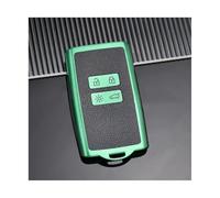 CRJIMX Coque Clé Voiture pour Renault pour Scenic 4 pour Arkana pour Dacia pour Sandero pour Captur pour Megane pour Talisman pour Espace(Vert)