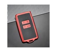 CRJIMX Coque Clé Voiture pour Renault pour Scenic 4 pour Arkana pour Dacia pour Sandero pour Captur pour Megane pour Talisman pour Espace(Rouge)