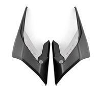 CRJIMX Déflecteurs de Carénage de Moto Couvertures Aérodynamiques Latérales Winglets Couverture d'Aileron Protecteur pour CB650R 2018-2023(Mèche)
