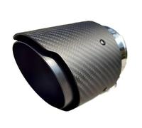 CRJIMX Embout D'échappement Décoratif Mat En Fibre De Carbone Pour Mazda CX-5 CX-4 CX-3 Pour Axela Pour ATENZA(NOIR)