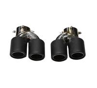 CRJIMX Embout D'échappement Quadruple En Fibre De Carbone Pour G22 G23 M440i 2021 2022 Système D'embout Silencieux À Double Tuyau Buse De Sortie(Carbon Fiber Texture J)