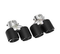 CRJIMX Embout D'échappement Quadruple En Fibre De Carbone Pour G22 G23 M440i 2021 2022 Système D'embout Silencieux À Double Tuyau Buse De Sortie(Carbon Fiber Texture G)