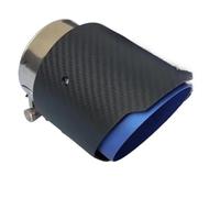 CRJIMX Embout ligne droite mat Pour Mazda CX5 CX4 Entrée 80mm Sortie 101mm(Bleu)