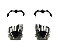 CRJIMX Embouts D'échappement Arrière Pour Mercedes Pour Benz Classe GLA H247 GLA35 À GLA45 AMG Accessoires Automobiles(Argent)