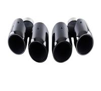 CRJIMX Embouts D'échappement En Acier Inoxydable Pour Porsche Pour Macan 2014 2015 2016 2017 Et Versions GTS(NOIR)