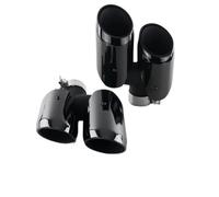 CRJIMX Embouts D'échappement En Acier Inoxydable Pour Porsche Pour Macan 2018 2019 2020 2021 2022 2023 2024 Et Versions GTS(NOIR)