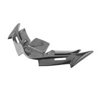 CRJIMX Extendeur Bec Moto Aileron Nez Couverture Spoiler Ailerons Avant Carénage Aile Aérodynamique pour Yamaha YZF R15M R15 V4 YZF-R15 2021-2025(Carbone)