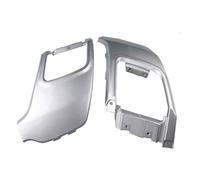 CRJIMX Garniture De Tuyau D'échappement Pour Pare-chocs Arrière De Voiture Pour Land Rover Pour Range Rover Pour Evoque 2010-2018 LR028087 LR028089(Argent,1 paire)
