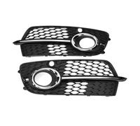 CRJIMX Grille De Protection Antibrouillard Avant 1 Paire Grille De Protection En Nid D'abeille Pour Q5 S-line 2013 2014 2015 2016 2017 CRJIMX