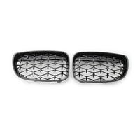CRJIMX Grille De Sport Calandre Pare-chocs Avant Voiture Noir Brillant Pour E81 E87 E82 E88 128I 130I 135I 2007-2011(Noir brillant)