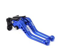 CRJIMX Leviers De Frein Et D'embrayage Courts En Aluminium Pour Moto Pour KAWASAKI Z750 2004-2006(Bleu)