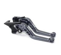 CRJIMX Leviers De Frein Et D'embrayage Courts En Aluminium Pour Moto Pour KAWASAKI Z750 2004-2006(GRIS)