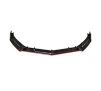 CRJIMX Lèvre Pare-Chocs Avant pour Chevrolet pour Malibu XL 2016-2022 Spoiler Voiture Splitter Diffuseur Garde Accessoires Kit Carrosserie(Black with Red)