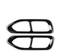 CRJIMX Lot De 2 Embouts De Silencieux D'échappement En Acier Noir Brillant Pour Série 7 G11 G12 2016 2017 2018 Accessoires Modifiés(NOIR,Ordinary Model)