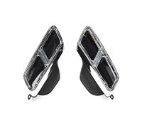 CRJIMX Lot De 2 Embouts D'échappement Pour Mercedes Pour Benz W221 Et W222 S63 Embouts De Silencieux Accessoires Automobiles(Argent,Conjoined)