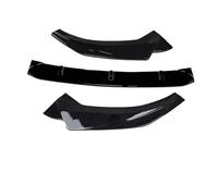 CRJIMX Noir Brillant ABS Lip Spoiler De Pare-Chocs Avant Voiture Séparateur Diffuseur Lame pour S3 A3 8V FL pour S-Line 2017-2020