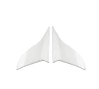 CRJIMX Pièces de Motos Effet d'Appui Latéral Spoilers Nus Ailerons Fixes Carénage Déflecteurs pour CFMOTO CF250SR CF 250SR 250 SR 300SR(Blanc)