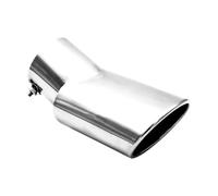 CRJIMX Pièces Décoratives Universelles Pour Silencieux De Voiture Accessoires Universels Pour Voiture Silencieux De Gorge D'échappement(Argent)