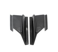 CRJIMX Pièces Modification Motocyclette ABS Winglets Carénage Avant Aileron Spoiler Couverture pour CB150 R15 ADV150 NMAX155 XMAX300 TMAX560 TMAX530(Carbon Style)