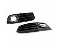CRJIMX Pour A4 A4L B8 2009-2011 8KD80768101C Accessoires Voiture Pièce Noir Mat Euro Pare-chocs Avant Grille De Phare Antibrouillard Couverture CRJIMX