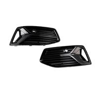 CRJIMX Pour A6 C8 2019 2020 2021 2022 2023 2 Pièces Pare-chocs Avant Antibrouillard Couverture Grille CRJIMX