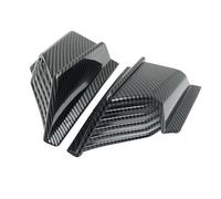 CRJIMX pour ADV150 ADV 150 2019 2020 2021 2022 2023 Winglet Motocross Protège-Aile Spoiler Latéral Avant pour Moto(Carbon Look)
