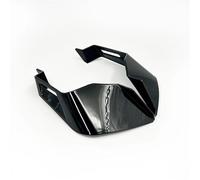 CRJIMX pour Aprilia pour Tuono V4 1100 2023 Spoiler Course Portance Universel Ailerons Aérodynamiques Déflecteur Latéral Vent Pare-Brise Aile Aérodynamique(Noir Brillant)