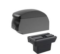 CRJIMX Pour Baojun Pour Yep Boîtier D'accoudoir Auto Accessoires Auto Détails Intérieurs Boîte De Rangement Pièces De Rétrofit(A2 Black single)