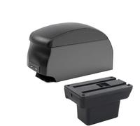 CRJIMX Pour Baojun Pour Yep Boîtier D'accoudoir Auto Accessoires Auto Détails Intérieurs Boîte De Rangement Pièces De Rétrofit(B2 Black double)