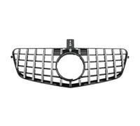 CRJIMX Pour Benz Classe E W212 E250 E300 E350 E500 2010 2011 2012 2013 GTR Style Calandre Avant De Pare-chocs Grilles Sport(Chrome Silver)
