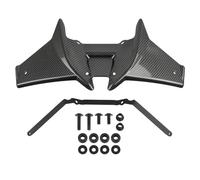 CRJIMX pour CB750 CB 750 2023 2024 Moto Spoilers D'appui Aérodynamique Naked Winglet Déflecteur D'aile Spoiler Avant(Motif en Fibre de Carbone)