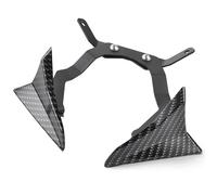 CRJIMX pour CB750 pour Hornet 750 CB 750 2023 2024 2025 Aileron Fixe Spoiler Déflecteur Carénage Aileron Frontal Accessoires(Carbon Fiber Look)