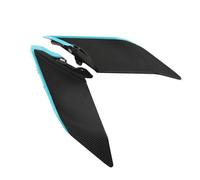 CRJIMX pour CFMOTO 450SR 450SRS Pièces De Moto Appuis Latéraux Spoilers Nus Ailerons Fixes Déflecteurs D'aileron Accessoires Moto(Bleu,Non-Perforated)