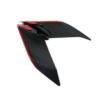 CRJIMX pour CFMOTO 450SR 450SRS Pièces De Moto Appuis Latéraux Spoilers Nus Ailerons Fixes Déflecteurs D'aileron Accessoires Moto(Rouge,Non-Perforated)
