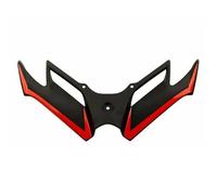 CRJIMX pour CFMOTO 450SR Accessoires Moto Becquet Avant ABS Déflecteur d'air Amélioration de la stabilité aérodynamique(Matte Black Red)