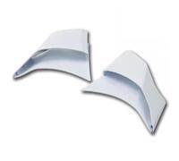 CRJIMX pour CFMOTO 675SR-R Aileron Fixe Modifié Déflecteur Spoiler Aileron Type Thaïlandais Accessoires D'Aileron Fixe Accessoires Moto(Blanc)