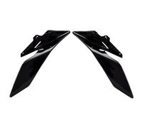 CRJIMX pour CFMOTO CF250SR CF 250 SR 250SR 2023 Accessoires Motocyclette Déflecteurs Latéraux Avant Portance Négative Spoilers Nus Ailerons Fixes d'ailes De Carénage(Noir Brillant)