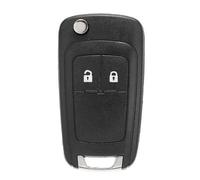 CRJIMX pour Chevrolet pour Cruze pour Camaro pour Equinox pour Volt 2010-2013 Coque De Clé Remplacement 2 Boutons Bloc