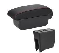 CRJIMX Pour Dacia Pour Spring Boîte D'accoudoir Pour R&enault K-ZE Boîte D'accoudoir Auto Rangement Central(C1 Noir rouge PAS d'USB)