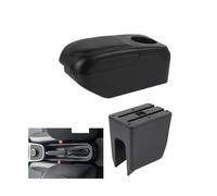 CRJIMX Pour Dacia Pour Spring Boîte D'accoudoir Pour R&enault Pour K-ZE Boîte D'accoudoir Auto Boîte De Rangement Centrale Console De Rangement(Noir Noir)