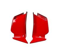 CRJIMX pour Ducati pour Panigale V2 2020-2023 Motocyclette Couverture protectrice d'extrémité d'aile de carénage pneumatique Gauche Droite ABS Plastique(Rouge)