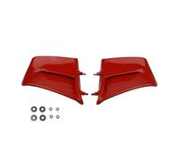 CRJIMX pour Ducati pour Panigale V4/V4S/V4R 2022 2023 Ailerons Fixes en Carbone Panneaux Latéraux Aérodynamique Carénage Kit Déflecteur d'air(Bright Red)