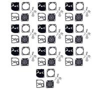 CRJIMX Pour HS45 FS55 FS38 BG45 MM55 Kit De Réparation Carburateur Joint Diaphragme(10 sets)
