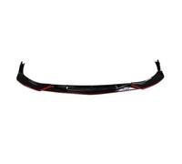 CRJIMX pour Hyundai pour Sonata 10ème 2021 Accessoires Extérieurs Protecteur Diffuseur Spoiler Lèvre Splitter Pare-Chocs Avant Voiture(Noir Rouge)